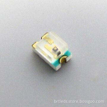 SMD LED, Emitted Color blue Lens Appearance, Water Clear 2.0 x 1.25 x 1.0mm (0805)